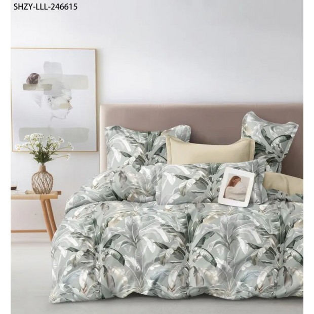 Сальвадор КПБ сатин с простыней на резинке