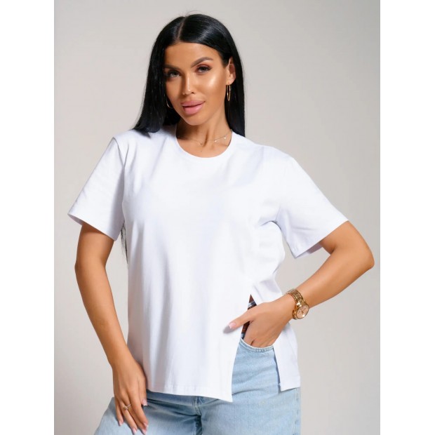 Асимметрия(белый) футболка