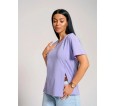 Асимметрия(лаванда) футболка - small3