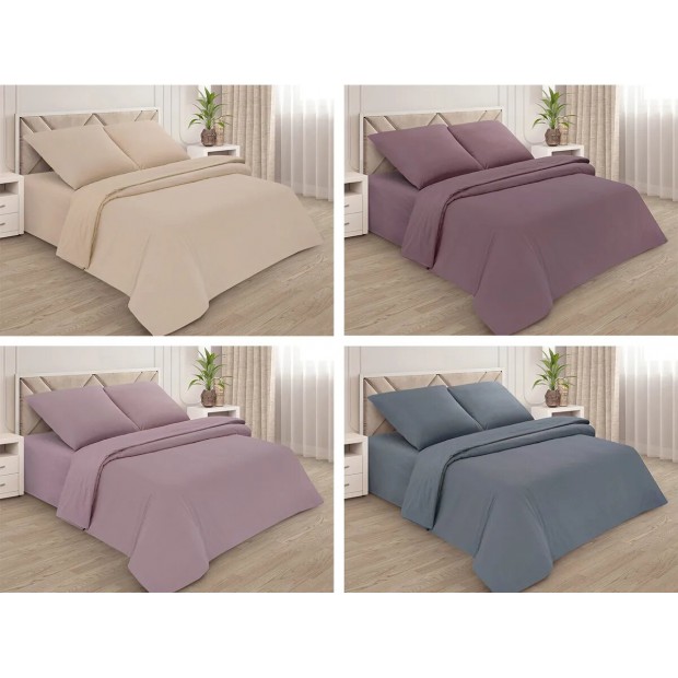 Пододеяльник 1.5сп 145х214 поплин однотонный