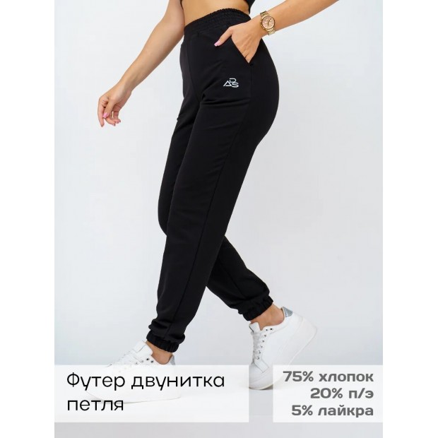 Акцент (черный) брюки