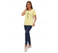 Лофт(лимон) футболка женская - small2