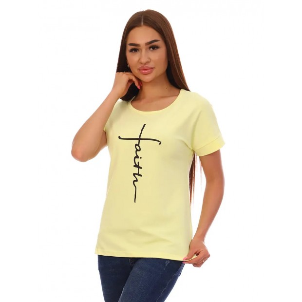 Лофт(лимон) футболка женская