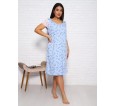 Неженка(голубой) сорочка ноч. - small