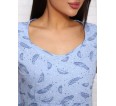 Неженка(голубой) сорочка ноч. - small2