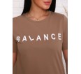 Баланс (коричн.) футболка женская - small5