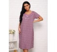 Катя (горох лиловый) сорочка ночная - small3