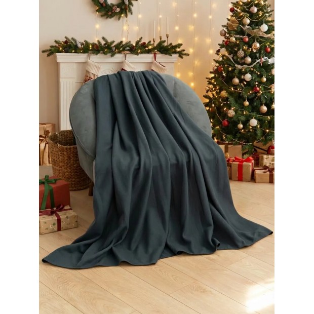 Графит Плед флис