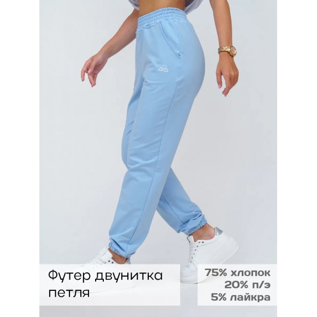 Акцент (голубой) брюки