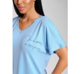 Оксана(голубой) футболка - small5