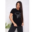 Миледи(чёрный) футболка женская - small3