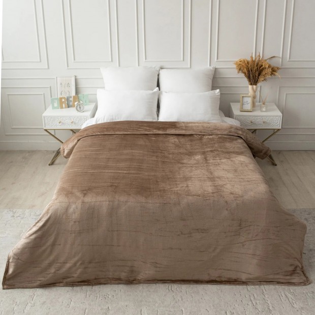 Соблазн(латте) плед велсофт