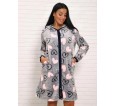 Сердечки(графит) халат - small