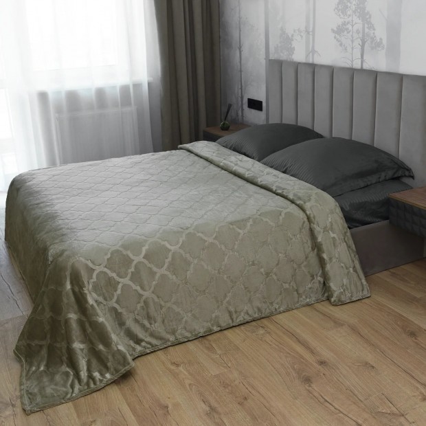 Дубай (беж) плед велсофт