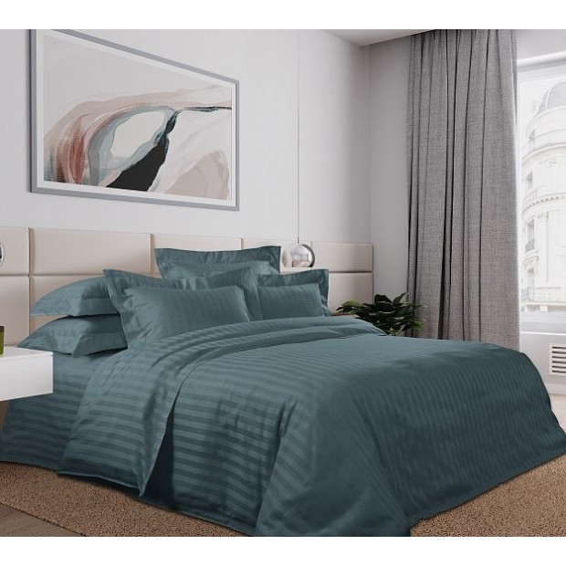 Постельное белье страйп-сатин 2х2 см "Карузо" 