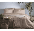 Постельное белье сатин "Мрамор" (бежевый) - small