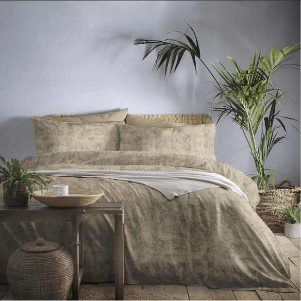 Постельное белье сатин "Мрамор" (зеленый)