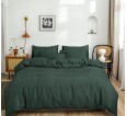 Постельное белье сатин "Темно - зеленый" - small