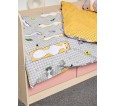 Постельное белье детское поплин с простыней на резинке - Кот-батон - small3