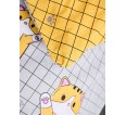 Постельное белье детское поплин с простыней на резинке - Кот-батон - small7
