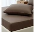Простыня Микрофибра Страйп - Мокко 1х1 - small