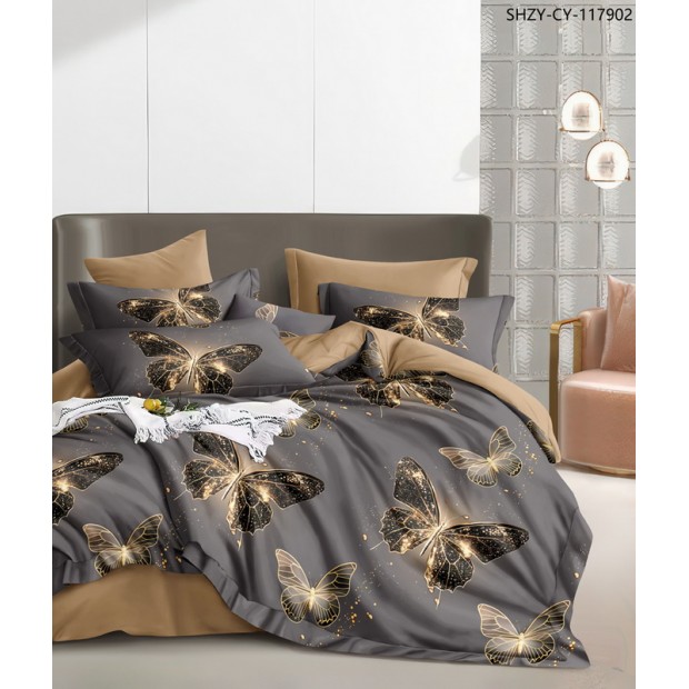 Постельное белье сатин люкс - Золотая бабочка
