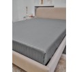 Простыня Микрофибра Страйп - Светлый серый - small4
