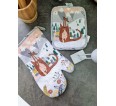 Набор рукавица и прихватка - Дракон - small1