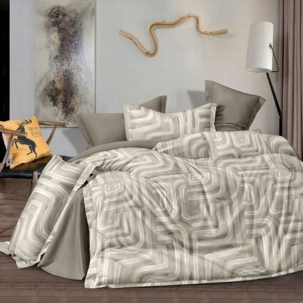Постельное белье поплин люкс - Лабиринт