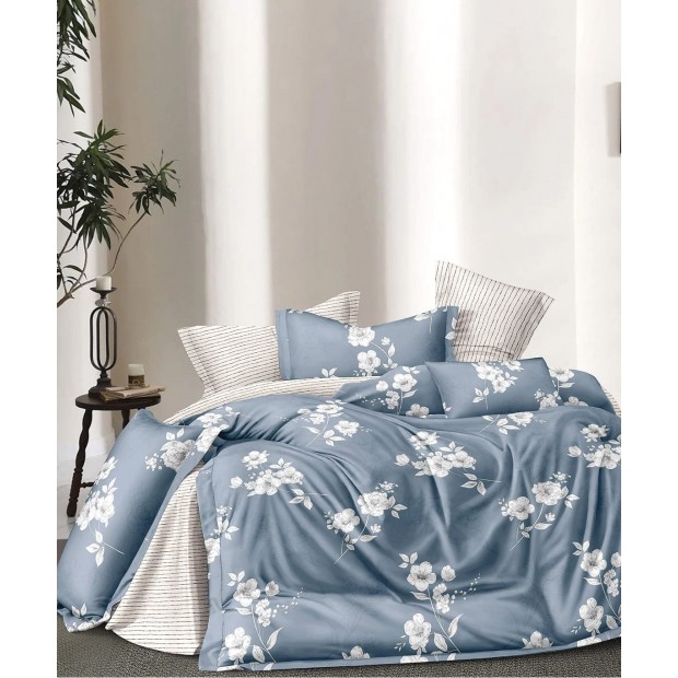 Постельное белье сатин элит на молнии - Леонора