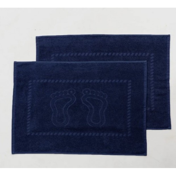Полотенце махровое - Ножки, цвет синий