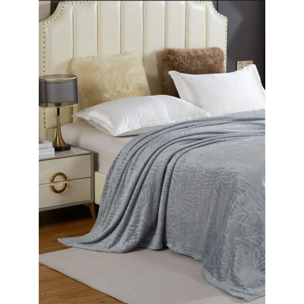 Плед Велсофт Бамбук Токио- СЕРЫЙ