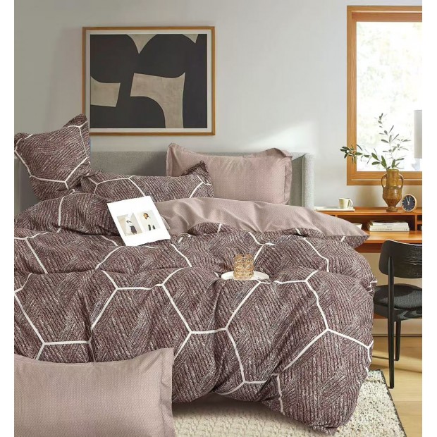 Постельное белье поплин люкс - Соты