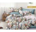 Постельное белье поплин эксклюзив на молнии - Цветочная симфония - small