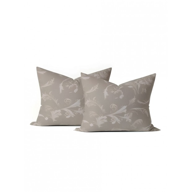 Комплект наволочек микрофибра Узор - Кофе