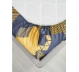 Простыня бязь на резинке - Золотые шестигранники - small5