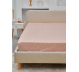 Простыня Микрофибра Страйп - Пудра - small