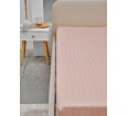 Простыня Микрофибра Страйп - Пудра - small5