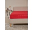 Простыня Микрофибра Страйп - Красный (Сток) - small