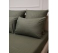 Постельное белье микрофибра страйп - Хаки - small10