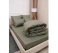 Постельное белье микрофибра страйп - Хаки - small1