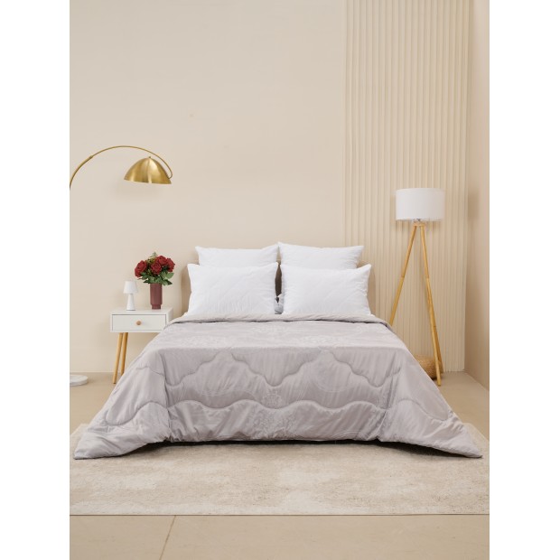 Одеяло Сатин-Жаккард - Серебро