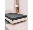 Простыня Микрофибра Страйп - Серый - small1