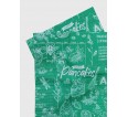 Полотенце кухонное из рогожки - Кафе, цвет зеленый - small1