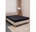 Простыня Микрофибра Страйп - Графит - small1