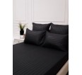 Простыня Микрофибра Страйп - Графит - small7