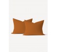 Комплект наволочек поплин гладкокрашенный без молнии - Коричневый - small