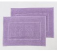 Полотенце махровое - Ножки, цвет насыщенная сирень - small