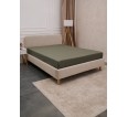Простыня Микрофибра Страйп - Хаки - small6