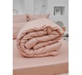 Пододеяльник Микрофибра Страйп - Пудра - small1